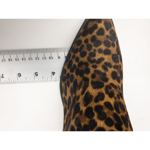 MARC FISHER  Dalaran  Leopard Calf Hair Pointed Toe Ankle Booties 7.5 Women's - Picture 13 of 13
